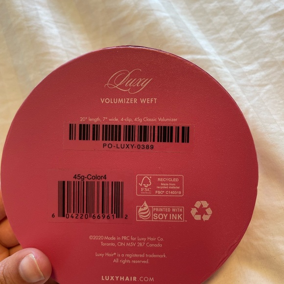 Luxy Hair Volumizer Weft - Dark Brown - Picture 2 of 3